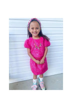 Girls Pink Sparkle Tinsel Set
