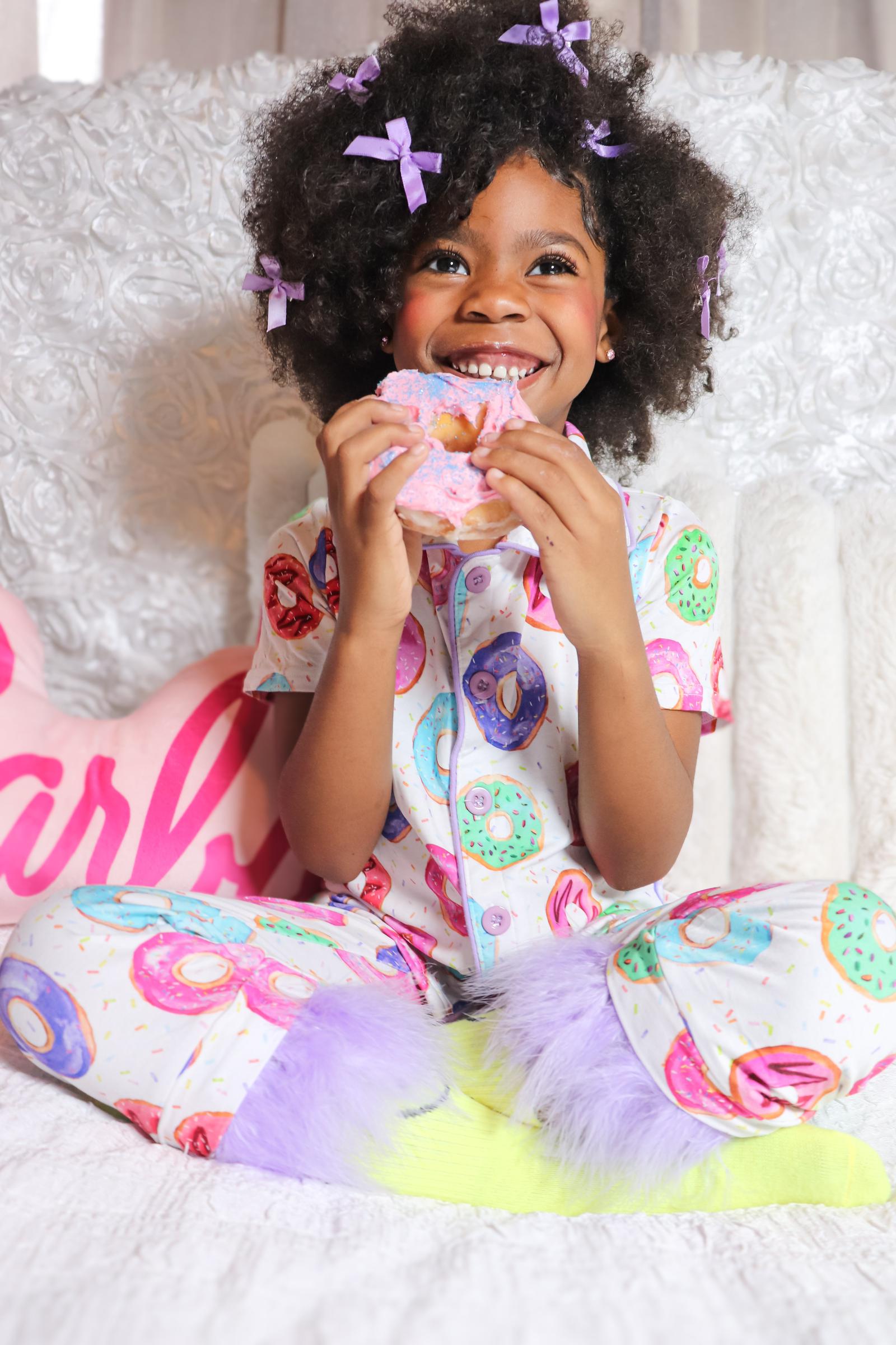 Girls Bamboo Feather PJs
