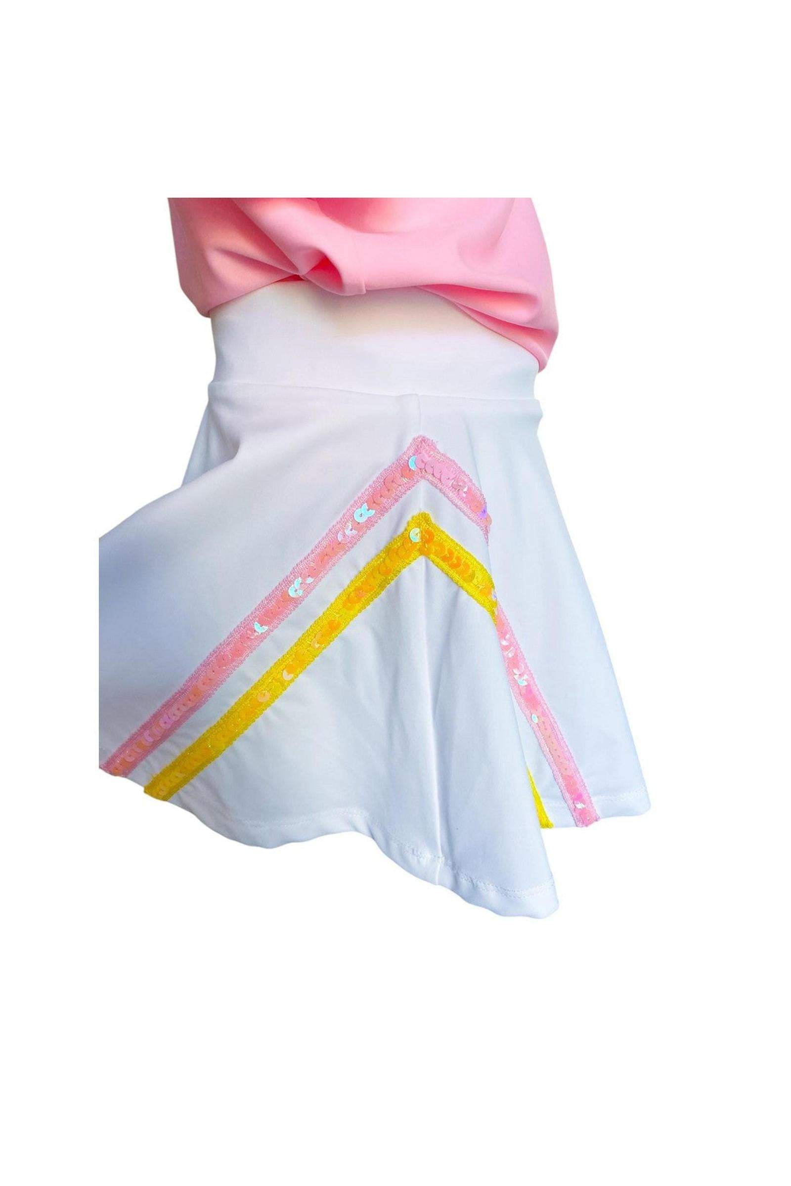 Girl Power Athletic Top and Skort Set