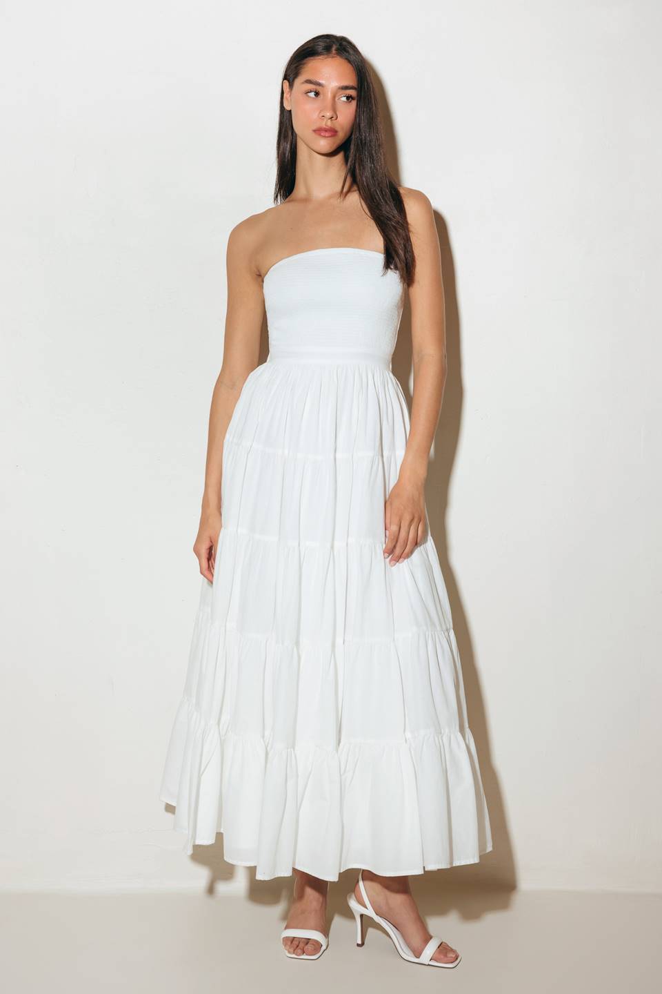 Women’s White Midi Dress