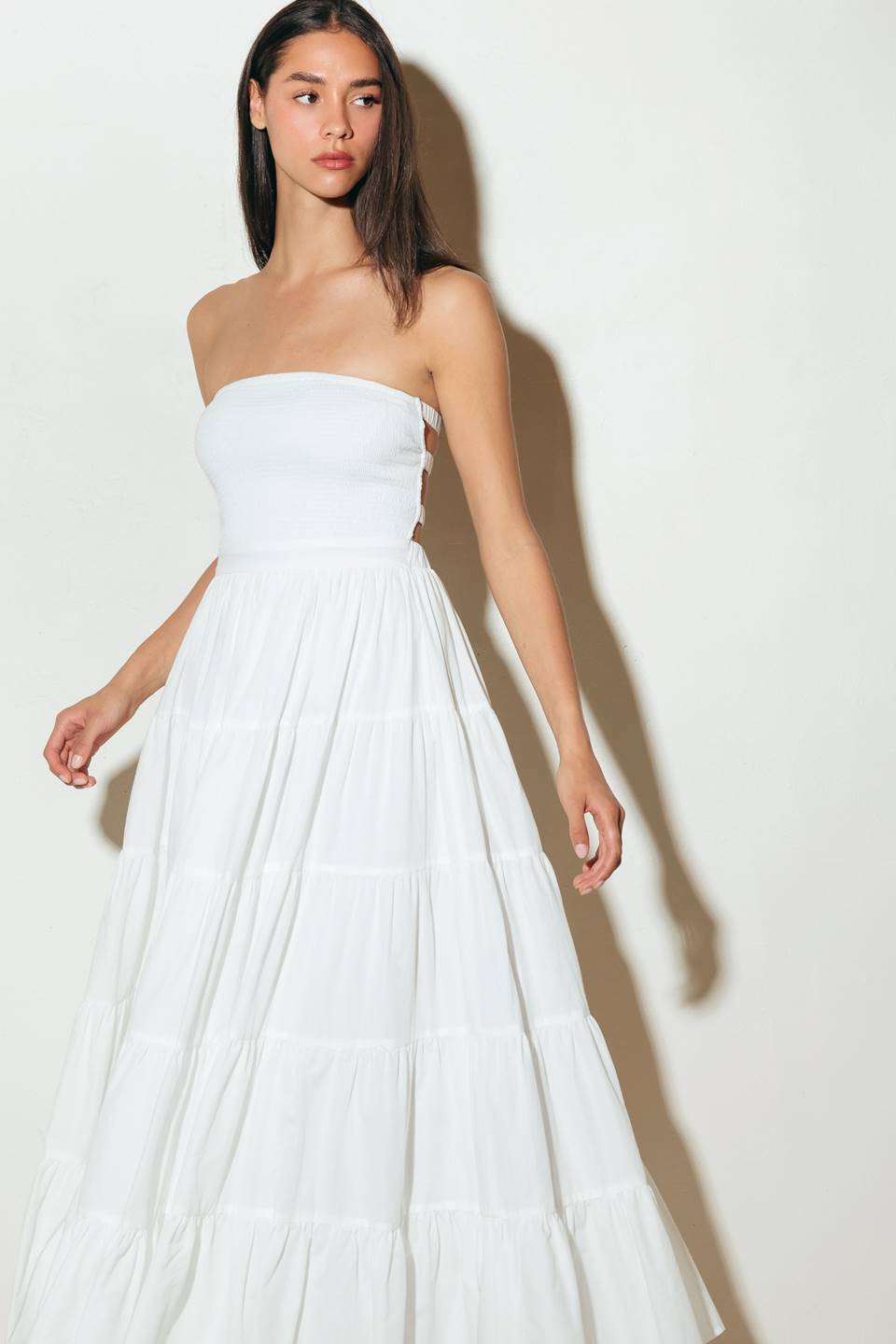Women’s White Midi Dress