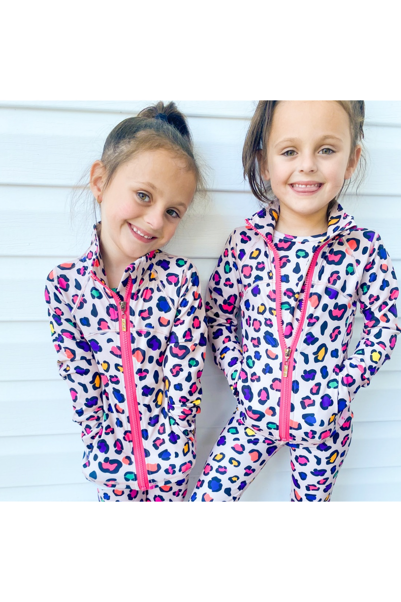 Girls Leopard Athletic Jacket