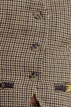 CHECK ATTITUDE WOVEN WOOLEN VEST