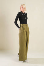 Women’s Ribbed Knit Polo Sweater