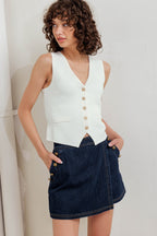 NEAT TENSION SWEATER TOP