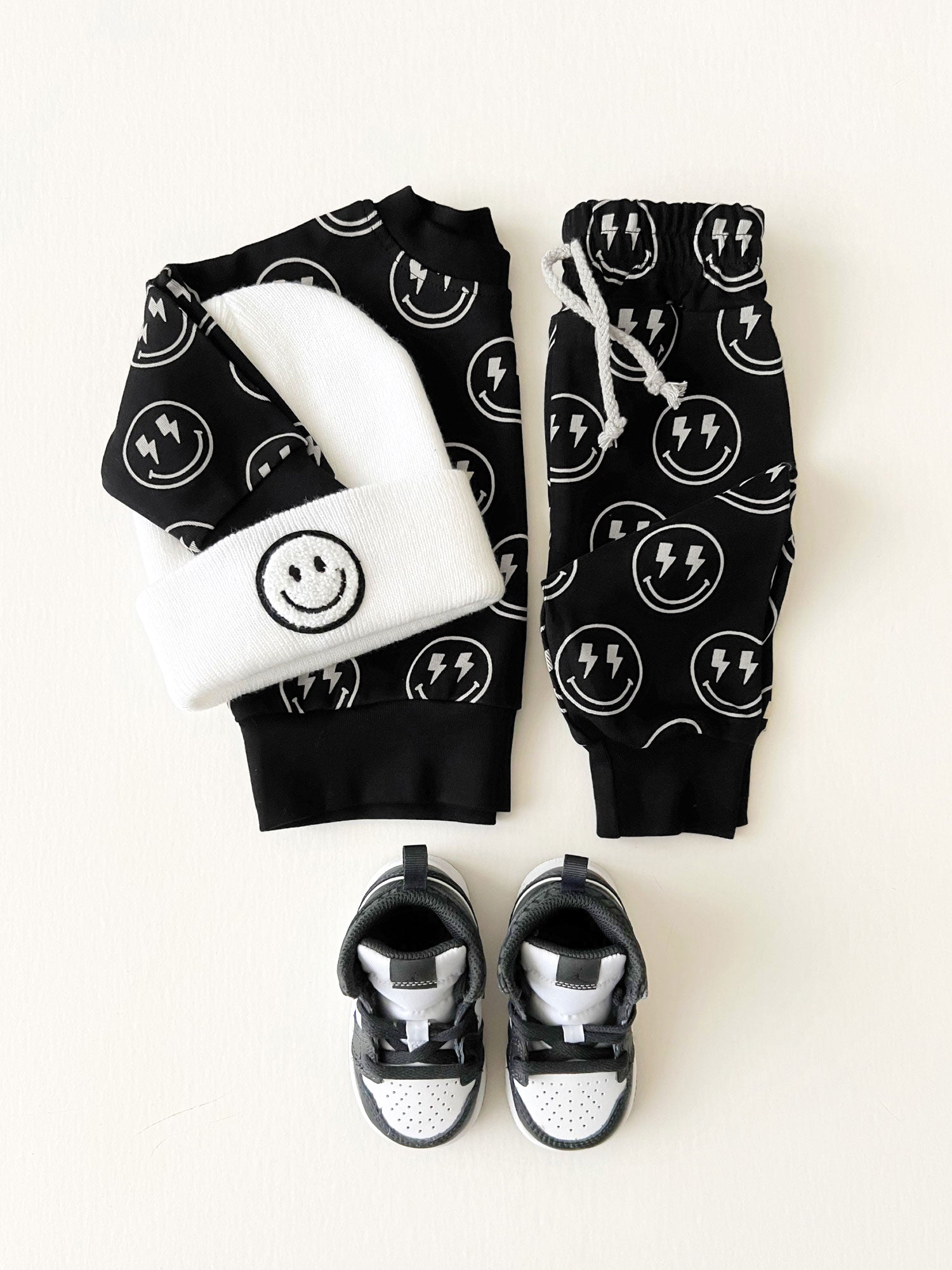 Boys Electric Smiley Jogger Set