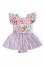 Field of Flowers Short Sleeve Twirl Leotard
