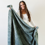 Patterned Faux Fur Throw Blanket