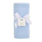 Baby Blue Knit Blanket