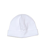 Baby White Pima Cotton Hat