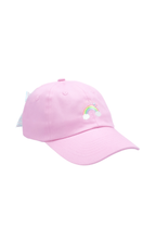 Rainbow Sparkle Bow Baseball Hat (Baby/Toddler, Youth, Junior)