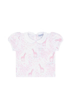 Baby Girl Pink Giraffe Pima Cotton Diaper Cover Set