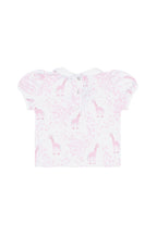 Baby Girl Pink Giraffe Pima Cotton Diaper Cover Set