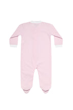 Pink Gingham Pima Cotton Zipper Footie