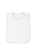 Pink Gingham Feeding Bib