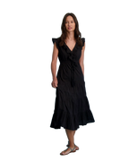 Giselle Women's Maxi Dress Black Eyelet