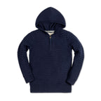 Hooded Half Zip Organic Sweater