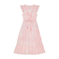 Giselle Women's Maxi Dress Pink Feather