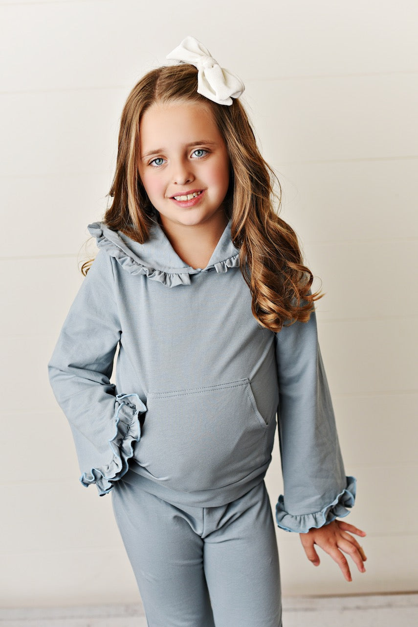 Gray Hooded Set