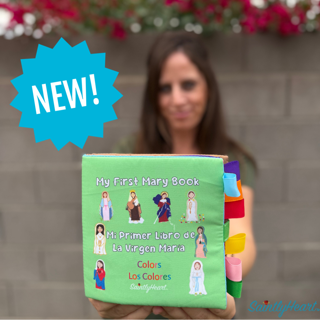 My First Mary Book: Colors / Mi primer libro de la Virgen María: Los Colores (An English–Spanish Bilingual Cloth Book)