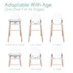 Children of Design 6-in-1 Convertible High Chair