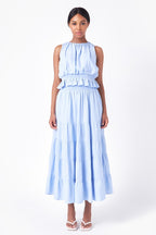 Ruched Sleeveless Top