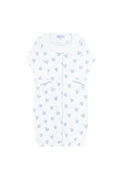 Blue Heart Print Converter Gown