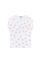 Pink Heart Print Pima Cotton Pajama