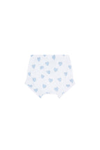 Baby Girl Blue Heart Print Onesie Set