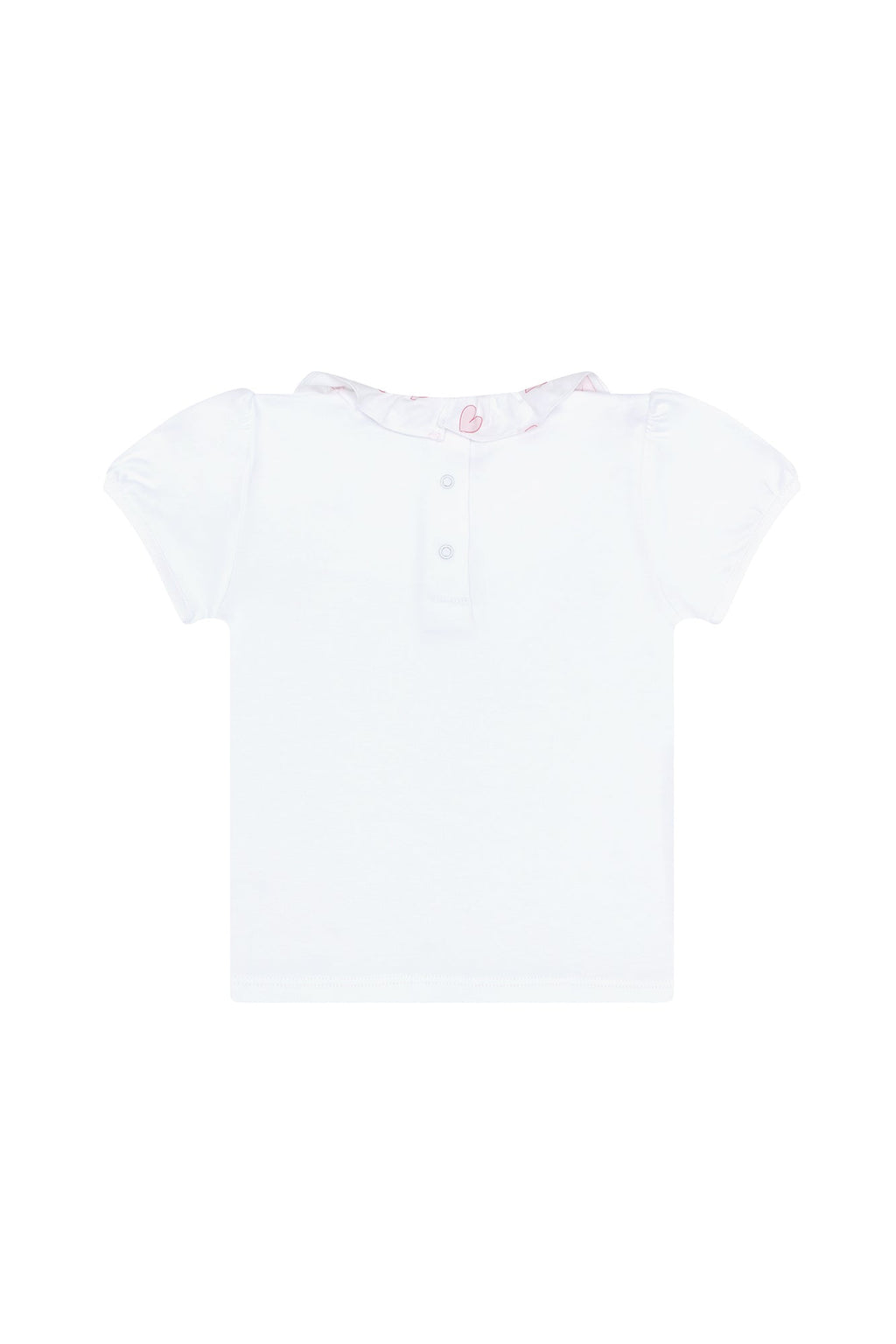 Girls Pink Heart Print Tee