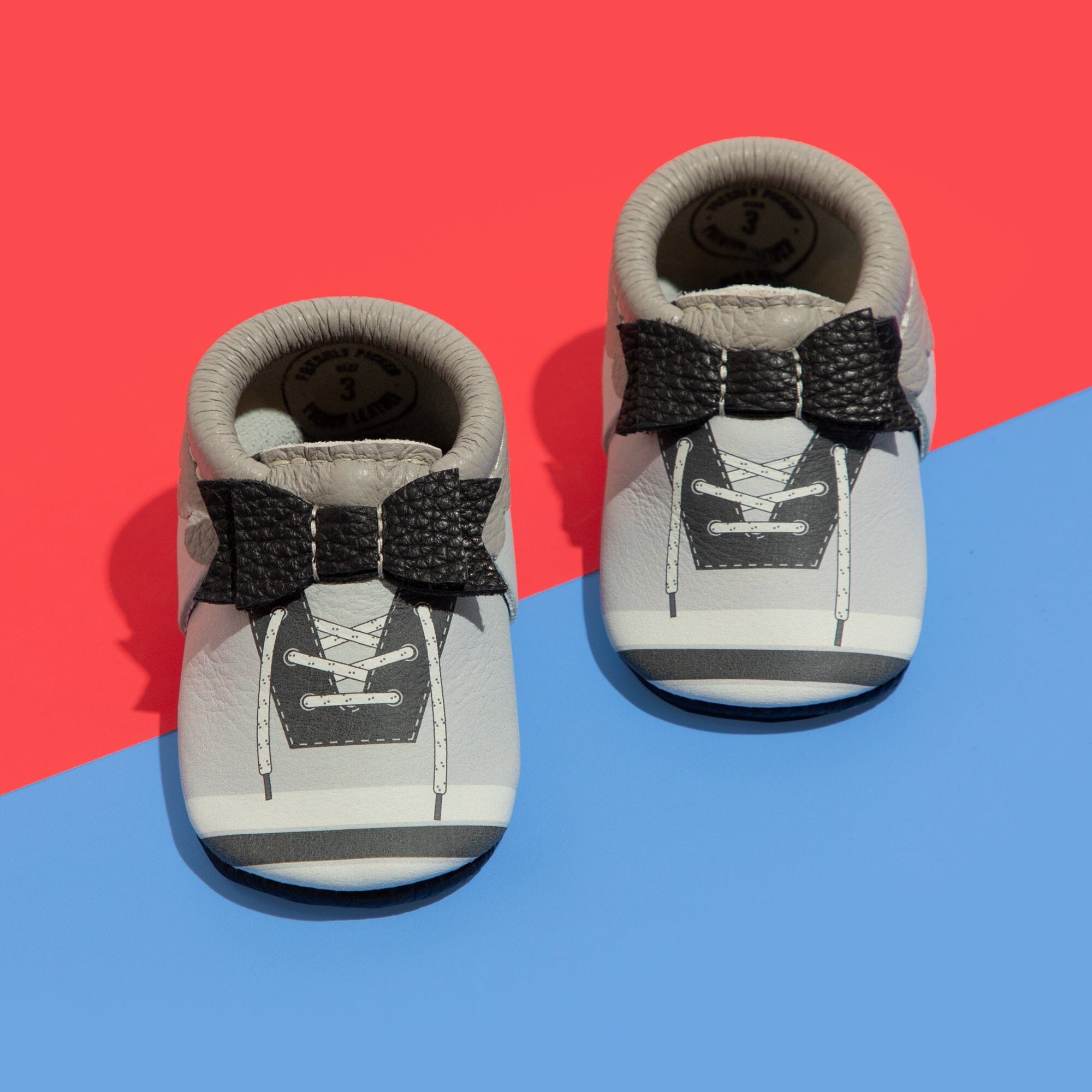 Ice Ice Baby Bow Baby Shoe