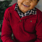 Flannel Shirt with Elbow Patches