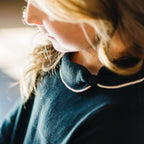 Ruffle Cuff Collar Sweater - Baby