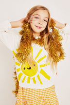 Recycled Cotton Sun Kid Sweatshirt
