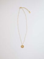 Holy Family Floral Necklace - 14K Gold Filled