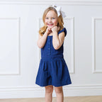 Flutter Button Front Romper