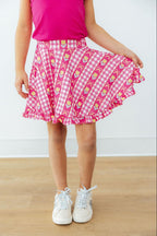 I Love You Tulip Much Ruffle Twirl Skort