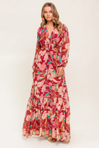 AMAZING PRESENCE WOVEN MAXI DRESS