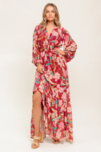 AMAZING PRESENCE WOVEN MAXI DRESS