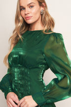 VITAL MOMENT WOVEN MIDI DRESS