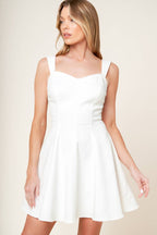 LAST YOUR CHANCE DENIM WOVEN MINI DRESS