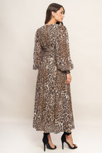 DESERT WALTZ WOVEN MIDI DRESS