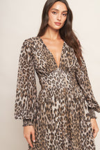 DESERT WALTZ WOVEN MIDI DRESS