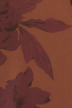 AMBER FLORA POWER MESH MIDI DRESS