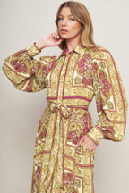 ROYAL BOHO ENERGY WOVEN MAXI DRESS