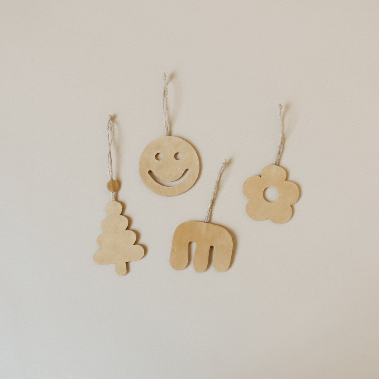 Christmas Comb Leather Ornament | Repurposed Leather