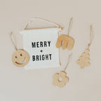 Christmas Tree Leather Ornament | Handmade & Sustainable