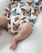 Baby Girl Bubble Romper | Butterflies