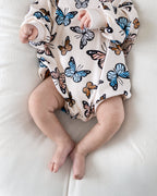 Baby Girl Bubble Romper | Butterflies