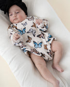 Baby Girl Bubble Romper | Butterflies